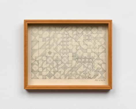 This is an image of a work on paper made by Ruth Vollmer in 1978 titled: 6/22/78.