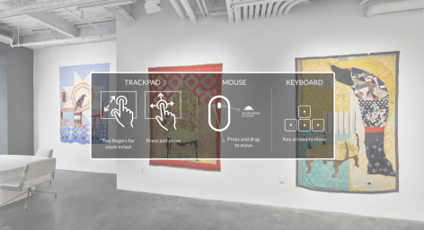 An interactive virtual tour of the Jesse Krimes exhibition American Rendition