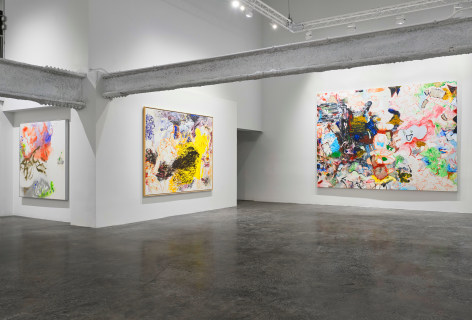 Installation view, 'Oliver Lee Jackson: Take the House', New York, 2020