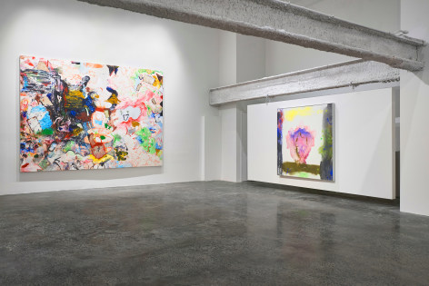 Installation view, 'Oliver Lee Jackson: Take the House', New York, 2020