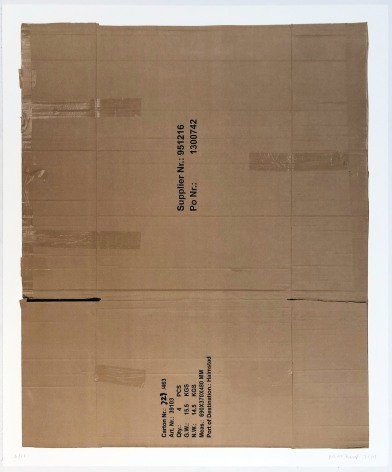 Matias Faldbakken, Flat Box Lithography #03, 2014