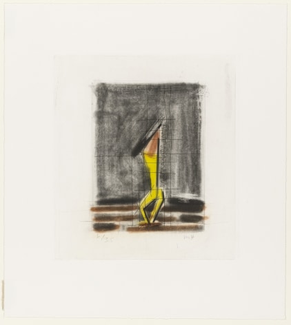 Michael Hurson, Gravure de Crayon, 1987