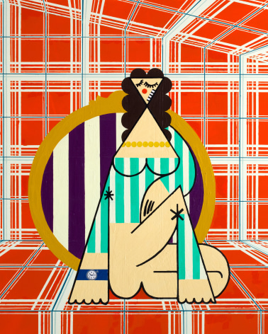 New release by Farah Atassi titled Seated Woman