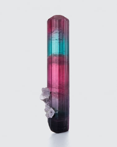 Tourmaline on white background