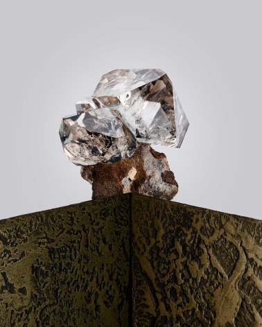 Quartz for Wilensky Exquisite Minerals Habits exhibition. Herkimer Diamond Fine Minerals.