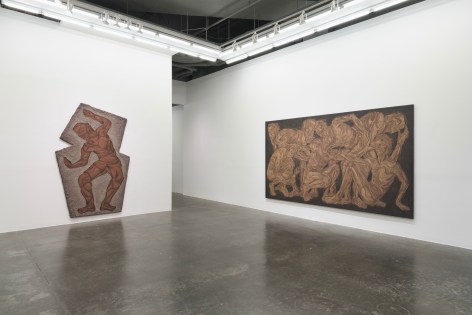 HUNTER AMOS solo exhibition Rough Hold at Anna Zorina Gallery New York, January 18 - February 24, 2024