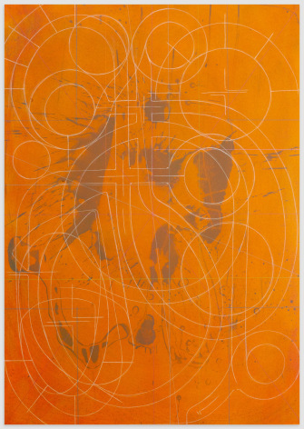 ANDREW LYGHT White Line Drawing KC-2, 2020