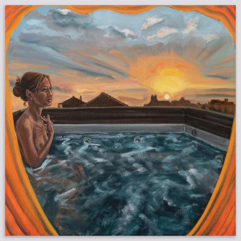 PATTY HORING Alone in the Hot Tub, 2022