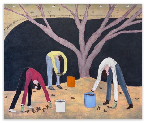 WILLIAM SCHAEUBLE Chestnut Husk Gatherers