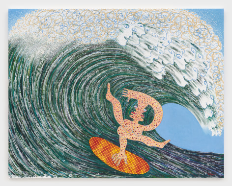 ALEXANDER KALETSKI Caribbean Surf, 2024 oil on linen