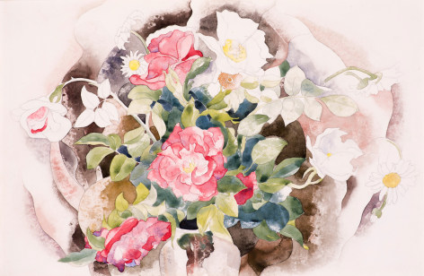 Charles Demuth (1883&ndash;1935), &quot;Roses,&quot; 1926. Watercolor and pencil on paper, 11 7/8 x 17 7/8 in.