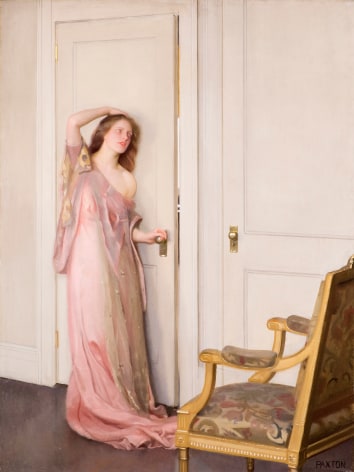 William Paxton (1869&ndash;1941), &quot;The Other Door,&quot; 1917. Oil on canvas, 40 1/8 x 30 1/2 in.