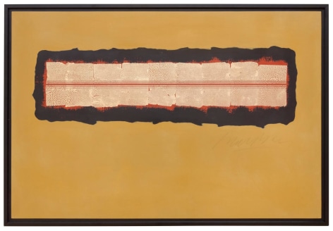 Monroe yellow, red and black clay with moon leaf