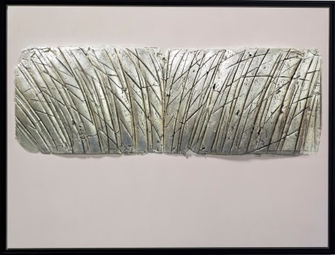 Elysian Fields white gold leaf with white and beige clay
