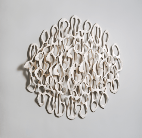 Caprice Pierucci White Delicate Loops IX, 2024