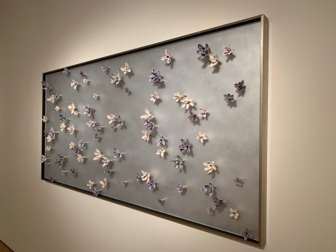 Bradley Sabin Mirror with Flowers, 2020