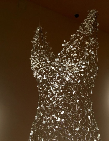 Pearl Long Dress, (detail)