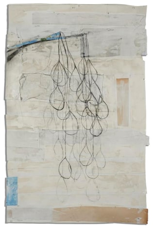 Penelope's Tears graphite on paper, plaster, maps