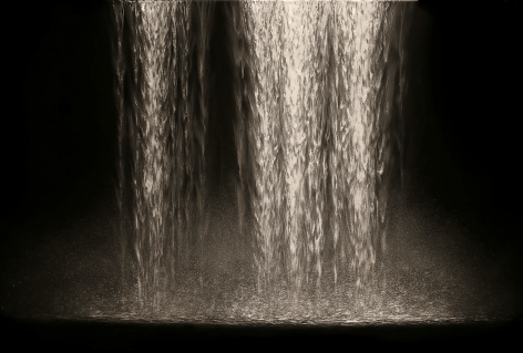 Flow Waterfall&nbsp; incised painted aluminum