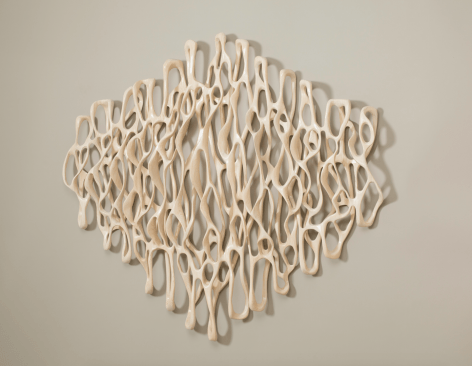 White Delicate Loops VI