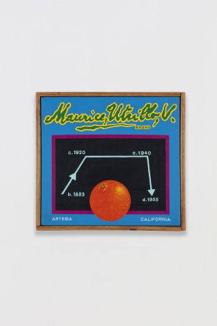 Ben Sakoguchi, Orange Crate Label Series: Maurice Utrillo V Brand, c. 1974-81