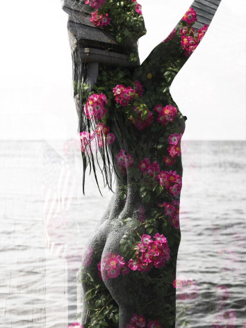 Nathan Coe  Showered in Roses double exposure