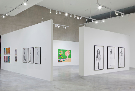 Nicola Tyson, Contemporary Art Museum St. Louis, 2017, Installation view