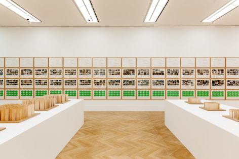 Hanne Darboven. Zeitgeschichten (Time Histories), Installation view, Bundeskunsthalle Bonn, 2015