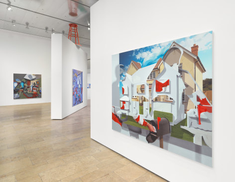 Installation view, Model as Painting