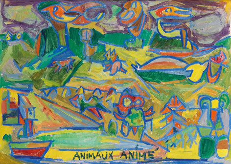 Animaux anim&eacute;(s) (Animated Animals) (recto)