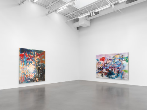 Installation view, Xie Nanxing, Adverb High Command, Petzel, 2022