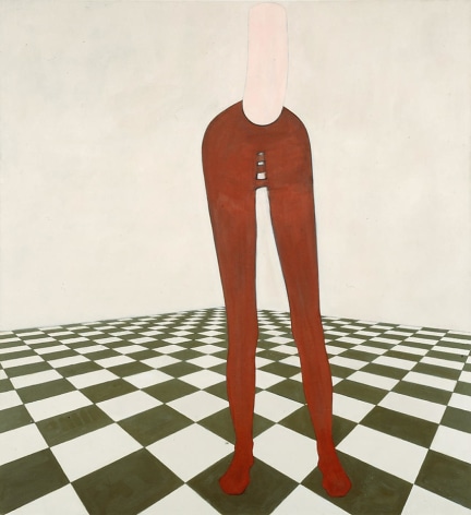 Figure on Tiled Floor