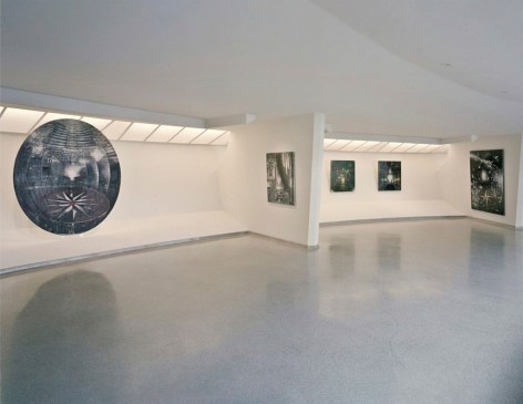 Installation view, Ross Bleckner, Guggenheim, 1995