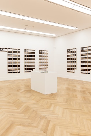 Hanne Darboven. Zeitgeschichten (Time Histories), Installation view, Bundeskunsthalle Bonn, 2015