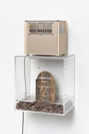 8_BNY Mellon 8_Plexiplinth with Stones and Tombstone