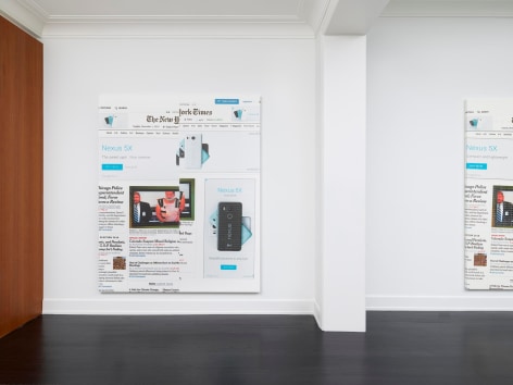 Wade Guyton The New York Times Paintings: November – December 2015