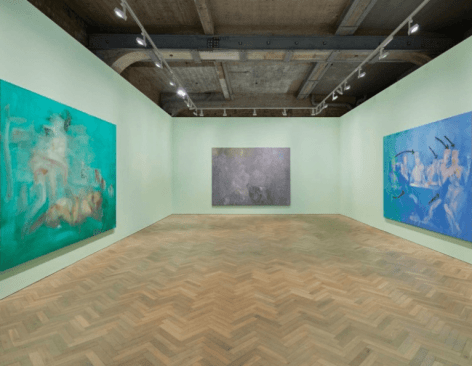 Installation view, Xie Nanxing: A Gift Like Kung Pao Chicken, Thomas Dane Gallery, London, 2019