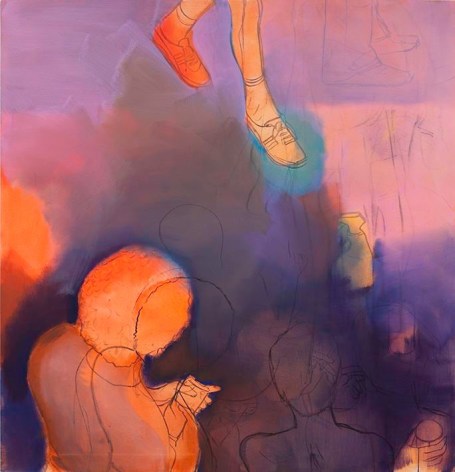 Orange Miasma, 2015, Oil on canvas