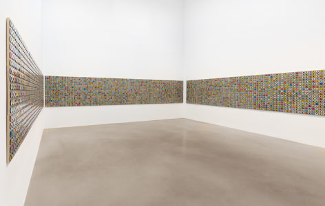 Installation view, Allan McCollum Traces: Past and Present, Petzel, 2022