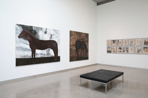 Gideon Appah Installation view of&nbsp;Forgotten, Nudes, Landscapes&nbsp;at&nbsp;Institute for Contemporary Art at VCU in Richmond, VA, 2022