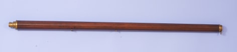 18th Century Reverse Taper Ten Sided Telescope with Screw Focus