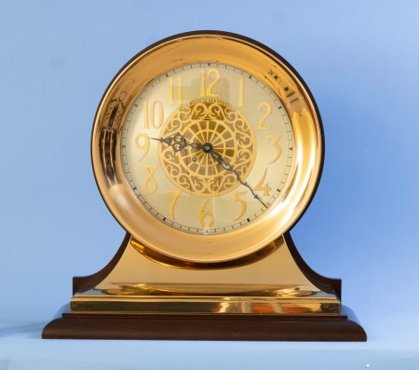 Chelsea 12 Inch Commander Special Grand Red Brass Ships Bell Striking Clock made in 1907 Serial #224114