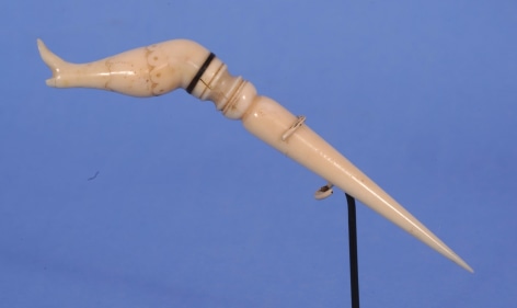 Whale Ivory &quot;Naughty Ladies Leg&quot; Bodkin Mid-19th Century