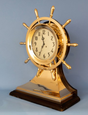 Rare 10 Inch Chelsea Yacht Wheel Clock #181738 circa 1926