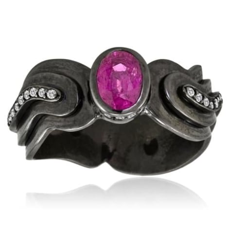 Calm Link Ring (Red)