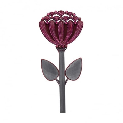 Ruby Chrysanthemum Pin