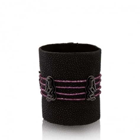 Four Pod Shagreen Cuff