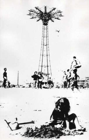 33. Marvin E. Newman (b. 1927), Coney Island Beach Scene&nbsp;(Variant, March 22, 1954 Issue, p. 12), c. 1952