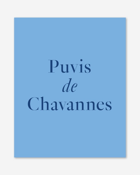 Pierre Puvis de Chavannes: Works on Paper and Paintings (2018) catalogue cover
