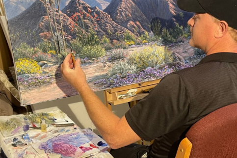 Meet Dusty Kinman | Palette Knife Artist